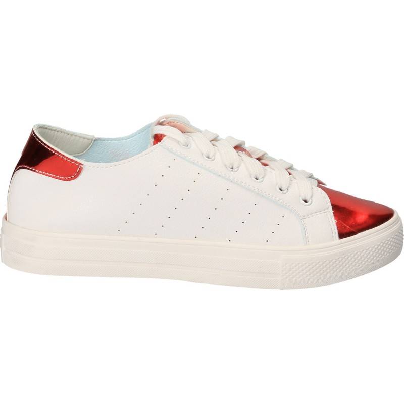 Pantofi albi casual pentru fete, femei, marca Flyfor
