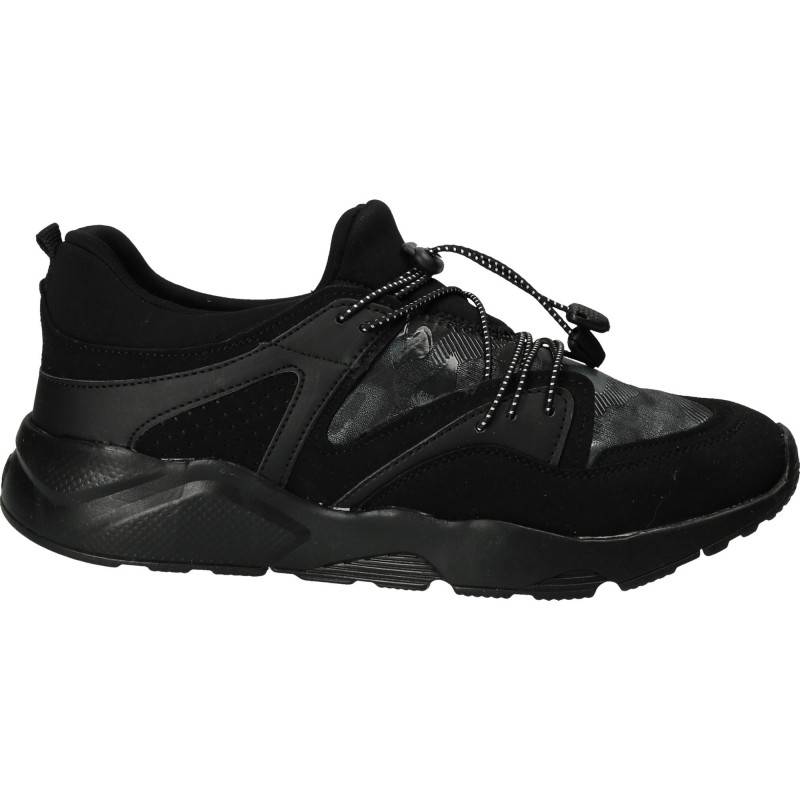 Pantofi sport negri, pentru barbati, marca Masst Coton