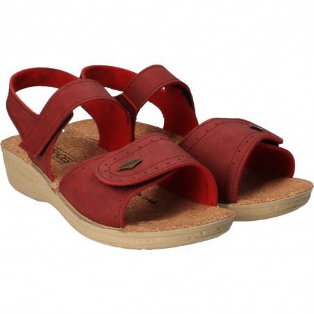 Sandale casual rosii, pentru femei, marca Fly Shoes
