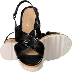 Sandale dama casual negru marca Dame Rose VGFR2421N.MS