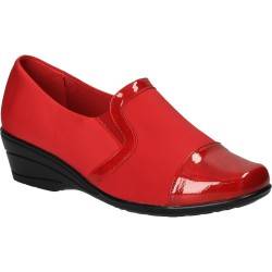 Pantofi rosii cu platforma, marca Soft Space