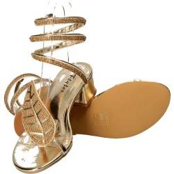 Sandale sneak style, aurii, pentru femei