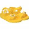 Sandale galbene din spuma pentru copii