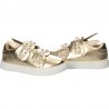 Sneakers aurii, cu urechiuse, pentru fetite