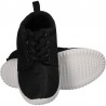 Pantofi textili, negri, pentru copii