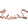 Sandale roz, glamour, sneak style