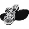 Papuci dama moderni, imprimeu &#34;dalmatian&#34;