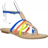 Sandale flip flops, moderne, multicolore