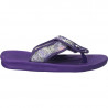 Papuci violet, de strand, pentru femei