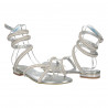 Sandale argintii, glamour, sneak style