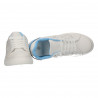 Sneakers albi, cu perforatii, pentru femei