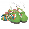 Sandale multicolore, cu funde colorate