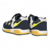 Sneakers copii, culori bleumarin cu galben