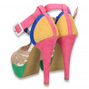 Sandale fashion, cu platforma, colorate - LS238