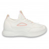 Pantofi sport femei, alb-roz - W131