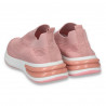 Sneakers tip soseta, pentru dama, roz - W148