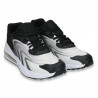 Pantofi sport pentru barbati, in degrade, negru-alb - W164