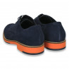Pantofi barbati smart-casual, din piele intoarsa, Aldo, bleumarin - W238