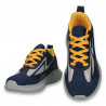 Pantofi sport pentru barbati, bleumarin-galben - W431