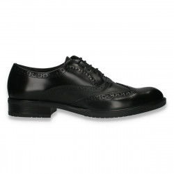 Pantofi Bata pentru barbati, in stil Oxford, din piele, negri - W670