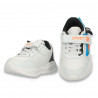 Pantofi sport pentru copii, albi - W694