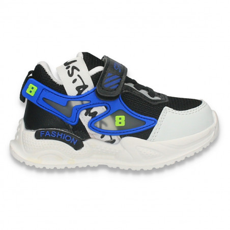 Pantofi sport pentru baieti, negri - W696
