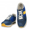 Sneakers pentru baieti, din material textil, bleumarin-albastru - W750