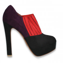 Pantofi femei, material textil, imitatie velur - LS686