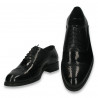 Pantofi eleganti pentru barbati, din piele lacuita, negri - W923