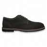 Pantofi stil Oxford pentru barbati, din piele intoarsa, gri - W938
