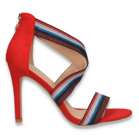 Sandale elegante pentru dama, rosii - W996