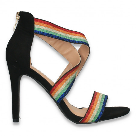 Sandale elegante pentru dama, negre - W997