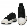 Pantofi casual dama, cu talpa inalta, negru-alb - W1025