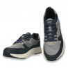 Sneakers casual pentru barbati, din material textil, bleumarin - W1063