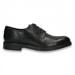 Pantofi stil clasic, din piele, pentru barbati, negri - W1106