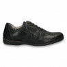 Pantofi stil casual pentru barbati, din piele, negri - W1133