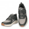 Sneakers cu scai pentru barbati, din material textil, gri - W1195