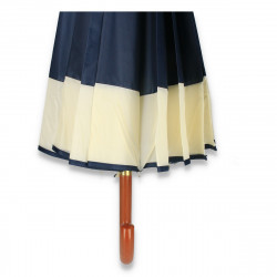Umbrela mare, bleumarin-bej - M727