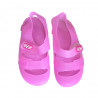 Sandale roz pentru fete, din PVC