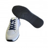 Pantofi sport bărbaţi, piele naturală şi textil, alb/bleumarin/gri/roşu/negru
