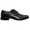 Pantofi eleganţi din piele naturală, pentru bărbaţi, vârf dreptunghiular, negri